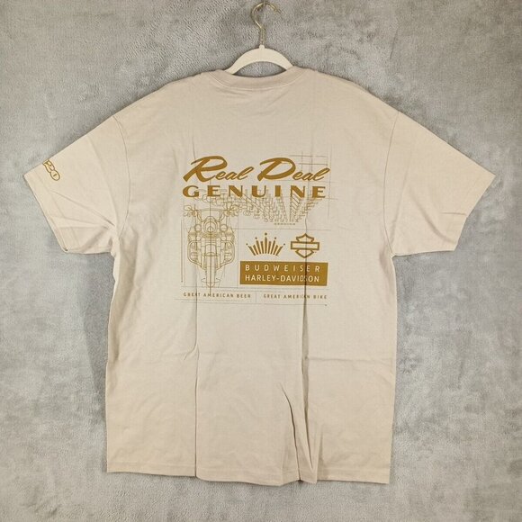 NWOT AMERICAN APPAREL Men T-shirt Size XL Tan 100% Cotton - Picture 8 of 9